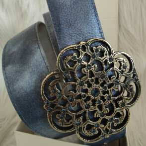 Boucle Uzès doré / Bleu